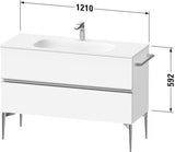 DURAVIT Sivida Waschtischunterbau 1210 mm Eiche mit 2 Schubkästen und Soft-Close