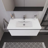 DURAVIT Spiegelschrank BETTER mit LED-Beleuchtung, 760 mm, Anschlag links, Front- und Innenspiegel