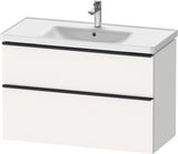 DURAVIT D-Neo Waschtischunterbau 984 mm betongrau matt mit Soft-Close und Bronze-Griff