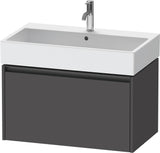 Duravit Waschtischunterbau Ketho.2 wandhängend 460x784x440mm Betongrau Matt 1 Auszug