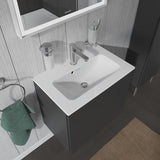 Duravit L-Cube Waschtischunterbau 620 mm Weiß Matt mit 2 Schubkästen und Tip-On Technik