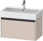 taupe matt / 1 Auszug / Waschtischunterbau
