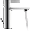 DURAVIT D-Neo Einhebel-Waschtischmischer mit Zugstange, Chrom – 109 mm Ausladung