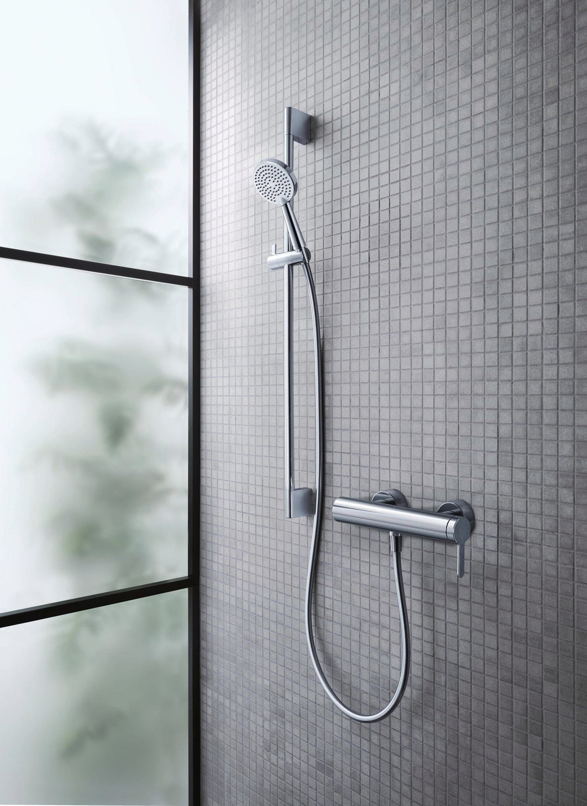 DURAVIT C.1 Einhebel-Brausemischer Aufputz – Keramikmischsystem, Schwarz Matt
