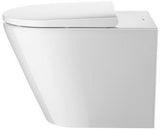 DURAVIT D-Neo Stand-Tiefspül-WC weiß rimless mit Geruchsabsaugung und Befestigungsmaterial