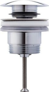 DURAVIT Push-open Ventil Universal für Waschtisch mit Überlauf, chrom, 64 mm, Metall