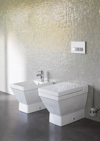 DURAVIT WC-Sitz 2nd floor mit SoftClose und Edelstahl-Scharnieren, weiß