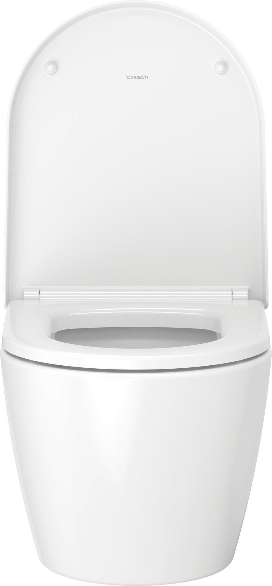 DURAVIT Wand-WC ME by Starck 480 mm Weiß Seidenmatt Rimless Tiefspüler
