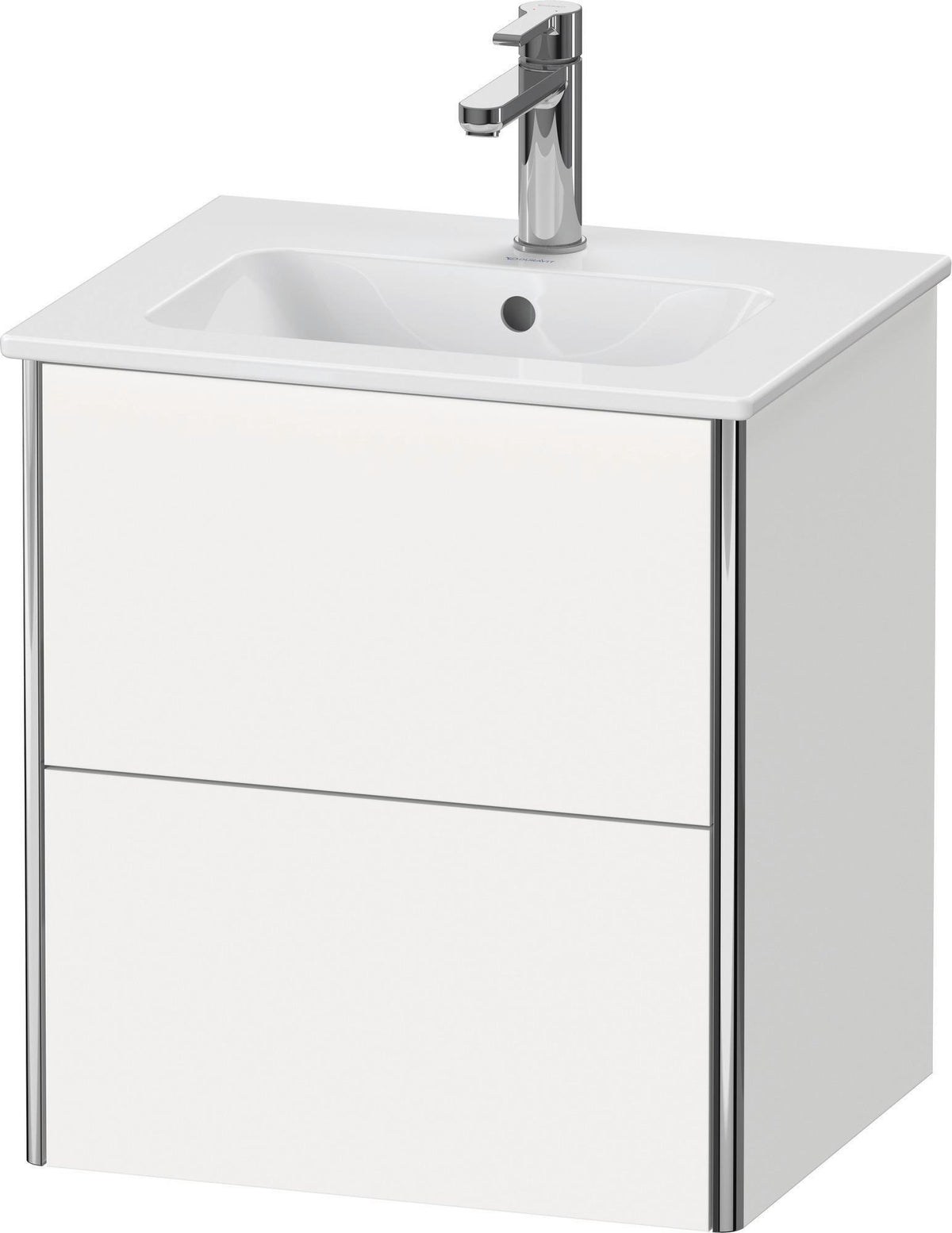 Duravit XSquare Waschtischunterbau wandhängend, 2 Schubkästen, Weiß Matt