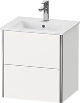 Duravit XSquare Waschtischunterbau wandhängend, 2 Schubkästen, Weiß Matt