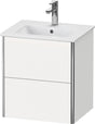 Duravit XSquare Waschtischunterbau wandhängend, 2 Schubkästen, Weiß Matt