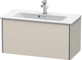 Duravit XSquare Waschtischunterbau 810 mm – wandhängend, Seidenmatt, für ME by Starck