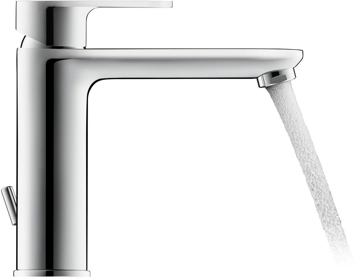 DURAVIT B.3 Einhebel-Waschtischmixer mit Zugstange, Keramikmischsystem, Chrom