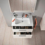 DURAVIT D-Code 2.0 Waschtischunterbau 784 mm Eiche Marmor mit Soft-Close