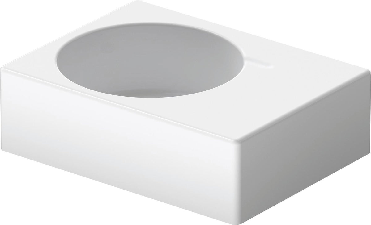 DURAVIT Design Classics Wandwaschtisch 615 mm, Becken links, mit Überlauf, weiß