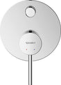 DURAVIT Circle Einhebelmischer Unterputz Set – Keramikmischsystem, Chrom