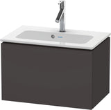 DURAVIT L-Cube Waschtischunterbau 620 mm, 1 Auszug, Weiß Matt, Wandmontage