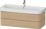 DURAVIT Waschtischunterbau Happy D.2+ wandhängend 1175 mm Taupe supermatt mit Tip-On Technik