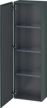 Duravit Halbhochschrank L-Cube 243x400x1320mm 1 Tür links, Amerikanisch Nussbaum