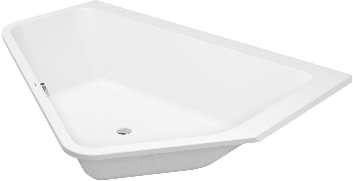 DURAVIT Paiova 5 Eckbadewanne 1900x1400 mm Weiß Rechts – 2-Sitzer mit Überlauf