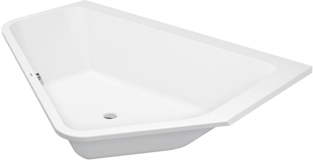 DURAVIT Paiova 5 Eckbadewanne 1900x1400 mm Weiß Rechts – 2-Sitzer mit Überlauf