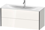 weiß hochglanz / weiß / 2Schubk.,schwarz matt/weiß hochgl.Lack