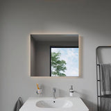 DURAVIT Licht & Spiegel Wandspiegel 1200x700 mm mit Heizung, LED und Sensorschalter – Weiß