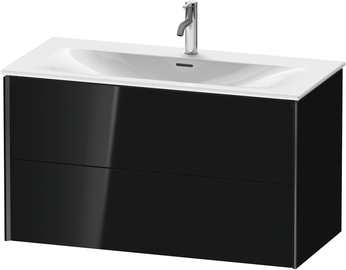 DURAVIT XViu Waschtischunterbau wandhängend 1010 mm, 2 Schubkästen, weiß matt – mit Tip-On-Technik