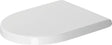 DURAVIT WC-Sitz Starck 3 mit SoftClose Absenkautomatik, Edelstahl-Scharniere, weiß