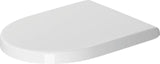 DURAVIT WC-Sitz Starck 3 mit SoftClose Absenkautomatik, Edelstahl-Scharniere, weiß