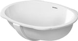Duravit Einbauwaschtisch SANTOSA 510x375mm mit Überlauf, ohne Hahnloch, weiß