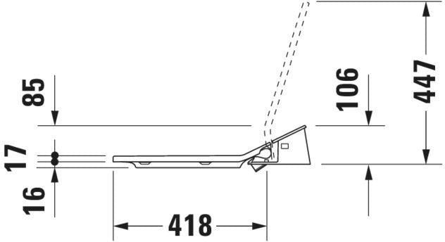 DURAVIT SensoWash Slim Dusch-WC-Sitz für Happy D.2 – mit Fernbedienung & Durchlauferhitzer