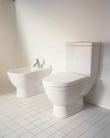 DURAVIT Stand-WC Starck 3 Tiefspüler 655 mm weiß, für Aufsatz-Spülkasten