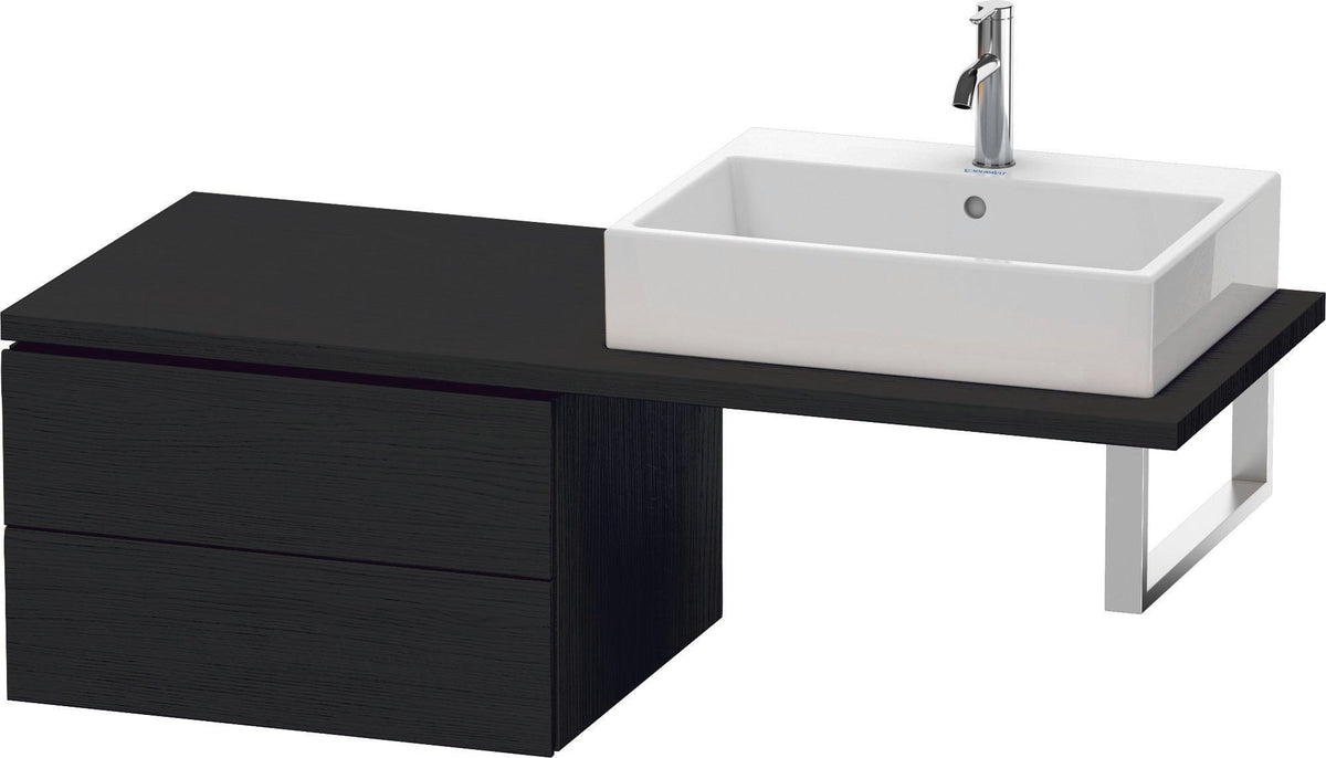 Duravit L-Cube Konsolenunterschrank 620 mm Weiß Matt mit 2 Schubkästen und Tip-on-Technik