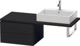 Duravit L-Cube Konsolenunterschrank 620 mm Weiß Matt mit 2 Schubkästen und Tip-on-Technik