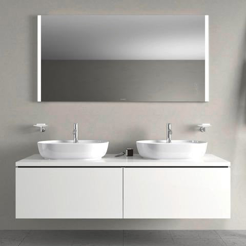 DURAVIT XSquare XS7011 Wandspiegel 600x800 mm mit Licht, Heizung & berührungsloser Bedienung