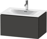 Duravit L-Cube Waschtischunterbau wandhängend 720 mm weiß matt mit 1 Auszug und Tip-On-Technik