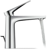 DURAVIT Tulum by Starck Einhebel-Waschtischmischer Chrom mit Zugstange, 135 mm Ausladung