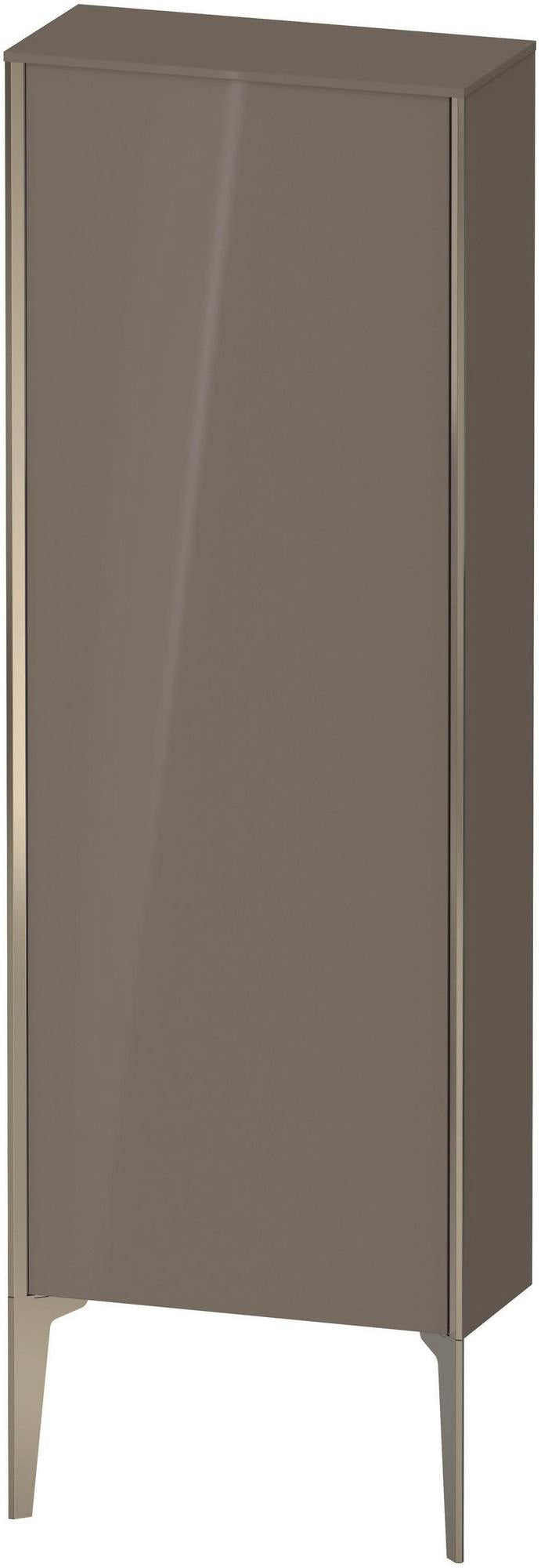 Duravit Halbhochschrank XViu 1330 mm, 1 Tür, rechts, dolomiti grey hochglanz, wandhängend