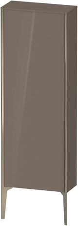 Duravit Halbhochschrank XViu 1330 mm, 1 Tür, rechts, dolomiti grey hochglanz, wandhängend