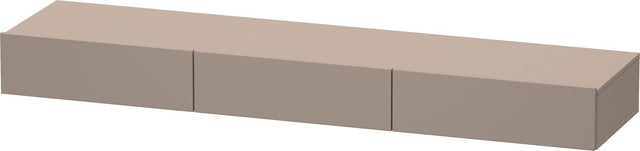 Duravit DuraStyle Schubkastenablage 1800 mm, 3 Schubkästen, basalt matt – Wandhängend