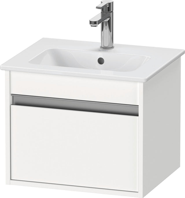 DURAVIT Ketho Waschtischunterbau 500 mm weiß matt, 1 Auszug, wandhängend, Soft-Close