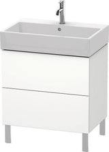 Duravit L-Cube Waschtischunterbau 684 mm Amerikanisch Nussbaum mit Tip-On-Technik