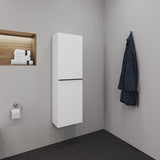 Duravit D-Neo Halbhochschrank 400 mm Eiche mit 1 Tür und Soft-Close