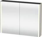 Spanplatte / sonstige / Spiegelschrank XSquare m.Beleuchtung 800x1000x155mm, Taupe