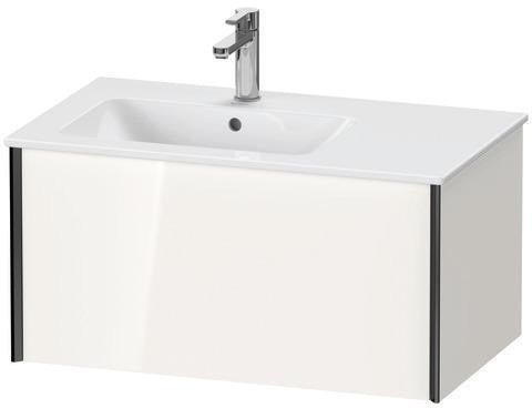 Duravit Waschtischunterbau XVIU 810 mm weiß matt mit Tip-On-Technik und Auszug