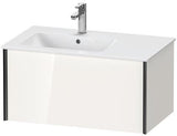 Duravit Waschtischunterbau XVIU 810 mm weiß matt mit Tip-On-Technik und Auszug