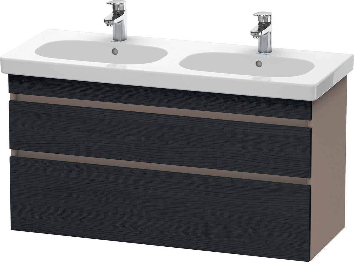 Duravit DuraStyle Waschtischunterbau 1150 mm, 2 Schubkästen, weiß matt – wandhängend
