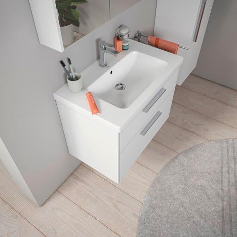 DURAVIT D-Code 2.0 Waschtischunterbau 784 mm Eiche Marmor mit Soft-Close