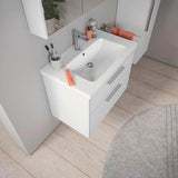 DURAVIT D-Code 2.0 Waschtischunterbau 784 mm Eiche Marmor mit Soft-Close